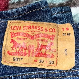 501 Levi’s 30 30